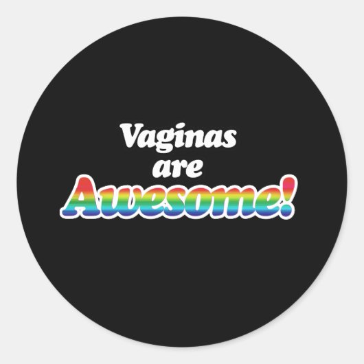 STICKER ROND AWESOME V (Devant)