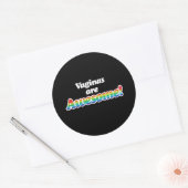 STICKER ROND AWESOME V (Enveloppe)