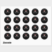 Sticker Rond Awesome Welder Welder Shirt (Feuille)