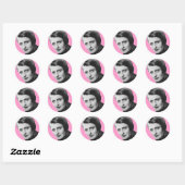 Sticker Rond ayn-rand (Feuille)