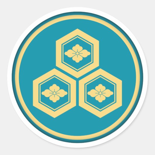 Sticker Rond Azai Clan Kamon (Devant)