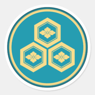 Sticker Rond Azai Clan Kamon