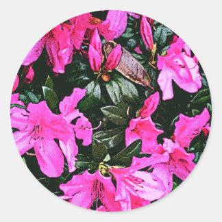 Sticker Rond Azaleas 6082