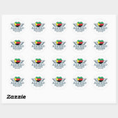 Sticker Rond Azawad Rocks v2 (Feuille)