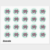 Sticker Rond Azerbaïdjan (Feuille)