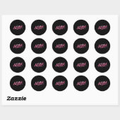 Sticker Rond Azizam (Feuille)