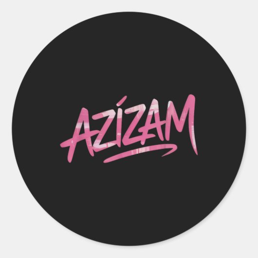 Sticker Rond Azizam (Devant)