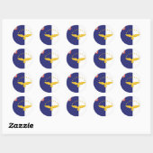 Sticker Rond azores (Feuille)