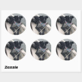 Sticker Rond Azul Premier homme (Feuille)