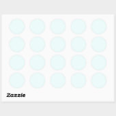 Sticker Rond Azur (Feuille)