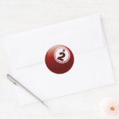 STICKER ROND B 2 BINGO BALL (Enveloppe)