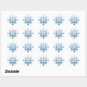 Sticker Rond B-52 Flocon de neige (Feuille)