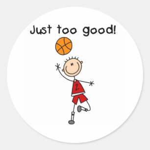 Sticker Rond B-Ball juste trop bon
