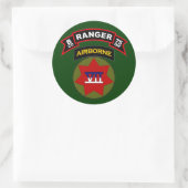 Sticker Rond B Co, 75e régiment d'infanterie - Rangers, Allemag (Sac)