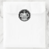 Sticker rond B+O Royal Blue Line Trains 1910 (Sac)