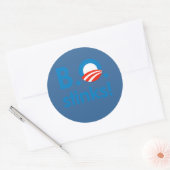 Sticker Rond B.O. Stinks / Anti-Obama (Enveloppe)