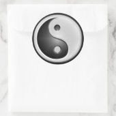 Sticker Rond B&W Yin&Yang (Sac)