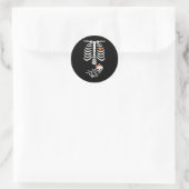 Sticker Rond Ba3 Costume d'Halloween (Sac)