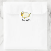 Sticker Rond Baa-nana Funny Banana Pun (Sac)