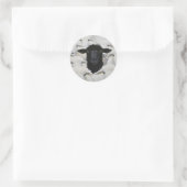 Sticker Rond Baa-tle de l'individualité (Sac)
