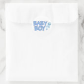 Sticker Rond Baby Boy (Sac)