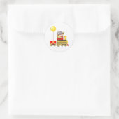 Sticker Rond Baby Boy Engineer Classic Round Stick (Sac)