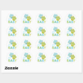 Sticker Rond Baby Cakes (Feuille)