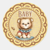 Sticker Rond Baby Circus (Devant)