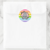 Sticker Rond Baby Elephant Cutie (Sac)