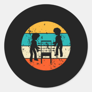 Sticker Rond baby-foot baby-foot table de baby-foot