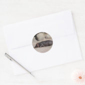 Sticker Rond Baby Hippo (Enveloppe)
