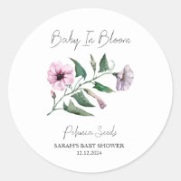 Baby In Bloom l Petunia Seeds Baby shower