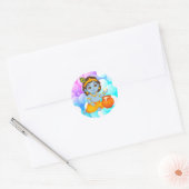 Sticker Rond Baby Krishna (Enveloppe)