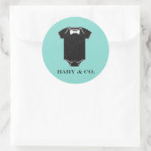 Sticker Rond BABY Little Man (Sac)