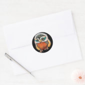 Sticker Rond Baby Owl Art (Enveloppe)