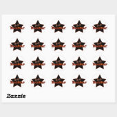 Sticker Rond Baby RockStar (Feuille)