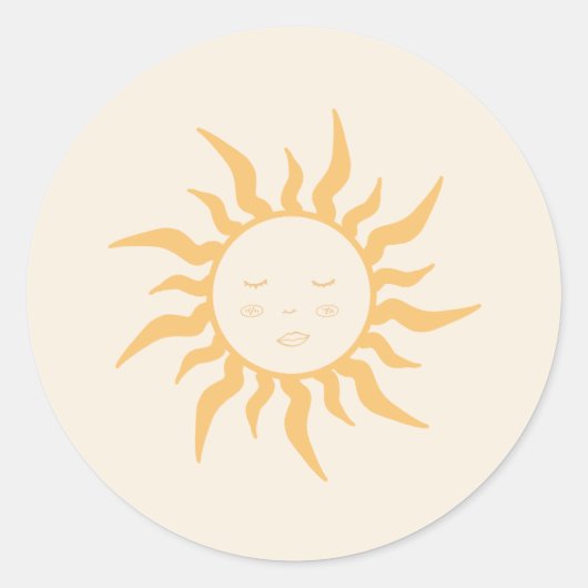 Sticker Rond Baby shower (Devant)