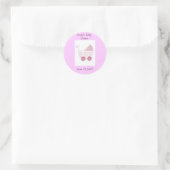Sticker Rond Baby shower (Sac)