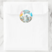 Sticker Rond Baby shower (Sac)