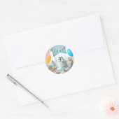 Sticker Rond Baby shower (Enveloppe)