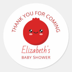 Sticker Rond Baby shower