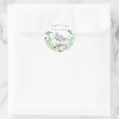Sticker Rond Baby shower bébé Koala Ours (Sac)