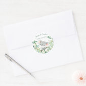 Sticker Rond Baby shower bébé Koala Ours (Enveloppe)