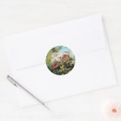 STICKER ROND BABY SHOWER COLORÉ (Enveloppe)