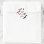 Sticker Rond Baby shower Cowboy (Sac)