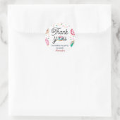 Sticker Rond Baby shower d'anniversaire Sweet One (Sac)