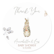 Baby shower d'automne de lapin