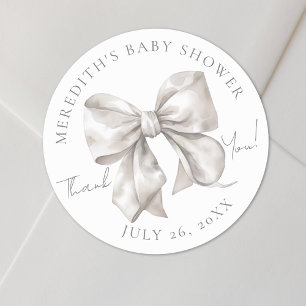 Sticker Rond Baby shower de fond