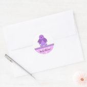 Sticker Rond Baby shower de Little Birdie (Enveloppe)