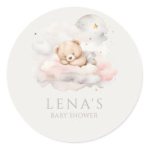 Baby shower d'ours en peluche mignon